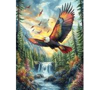 Loup Dans la forêt au Coucher de Soleil Puzzle 500 Piezas Papel Principiantes Mitos Animal Planta Agilidad Mental Actividad Hacer En Grupo Colgar Pared Detalle Cumpleaños 500 PCS