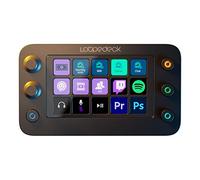 Loupedeck Live S: la Consola de transmisión para productividad de Escritorio, Control de Flujo Completo y creación de Contenido con Botones LED Personalizables de Pantalla táctil, diales y Botones