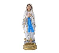 Lourdes - Estatua de la Virgen María de 5.7 Pulgadas, Figuras de Resina para Decoración Religiosa y del Hogar, Regalo Católico