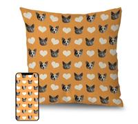 Lousrion Funda de almohada personalizada con retrato de mascotas, funda de cojín personalizada con foto de perro, gato, miembro de la familia, regalo de cumpleaños