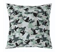 Loussiesd Duck Hunter - Funda de cojín de camuflaje para sofá, funda de cojín para sofá, funda de cojín de camuflaje militar, decoración de dormitorio de niños y niñas, 60 x 60 cm