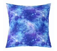 Loussiesd Juego de 1 funda de cojín de galaxia de 55 x 55 cm, funda de cojín decorativa para sofá, cama, espacio exterior, cielo, universo, nube, galaxia, funda de cojín para decoración del hogar