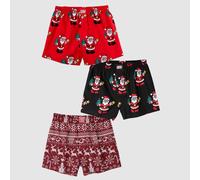 Lousy Livin 3 Paquete De Boxers 'Fun Box 3Pack' Navidad S Navidad Algodón