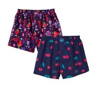 Lousy Livin Calzoncillos Bóxer "Cherry & Baya 2 Paquete" Ropa Interior Algodón