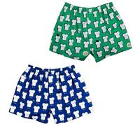 Lousy Livin Check Dots Tostada Limón Boxers 2er Cuadro Calzoncillos Boxer