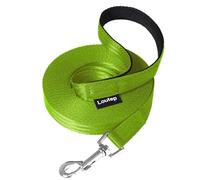 Loutep Correa de entrenamiento para perros de 3 m, 5 m, 10 m, 15 m, 20 m, 25 m, 30 m, cuerda de nailon resistente, obediencia, juego al aire libre