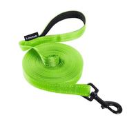 Loutep Correa de Entrenamiento Reflectante para Perros 1m 1,5m 3m 4,5m 6m 7,5m 9m Correa de Nylon Extra Larga para Perros con Mango Acolchado para Perros Grandes, Medianos y Pequeños, Ideal para