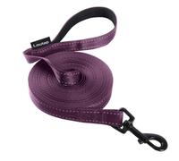 Loutep Correa de entrenamiento reflectante para perros, 3 m, 5 m, 10 m, 15 m, 20 m, 25 m, 30 m, cuerda de nylon resistente, correa extra larga, correa para perros con mango acolchado, para perros