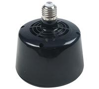 Louttary 1 lámpara aislante, lámpara de calefacción, lámpara de aire caliente, temperatura constante inteligente para mascotas criadas (negro)