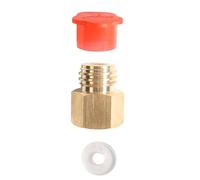 Louttary 1 pieza de rosca de flujo de cilindro de soda convierte el adaptador adecuado para Quooker Cube Tank Hembra Tr21-4 en macho Tr21-3. Buen rendimiento de sellado