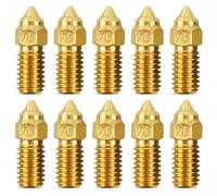 Louttary 10 Piezas Aptas para Boquillas de la Serie Neptune 4 Piezas de Impresora 3D Kit de Boquillas de 0,4 mm de Alta Temperatura Apto para Neptune 4 Pro