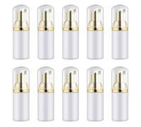 Louttary 10 Uds. Botella de Espuma de Plástico de 30ML, Dispensador de Jabón y Mousses de Líquido, Espuma, Champú, Loción, Embotellado, Limpiador, con Bomba