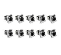 Louttary 10 unidades Ethernet RJ45 Chasis Hembra NE8FDP Ethernet Pass Through Conector IP65 Impermeable E