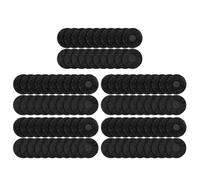Louttary 100 Unids/Set Gaming Cafe Desechable para Auriculares Diadema No Tejida A Prueba de Polvo para Auriculares A Prueba de Sudor, Negro