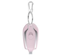 Louttary 1200MAh Mini Banco de EnergíA PortáTil Powerbank BateríA Externa de Repuesto para TeléFono MóVil para Smartphone, Tipo-C Rosa
