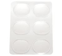 Louttary 18 piezas almohadillas de gel para amortiguadores de batería de silicona Drums para Drums Tone Control-Clear