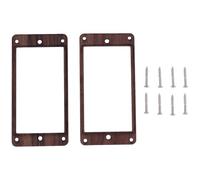 Louttary 2 Piezas Guitarras Eléctricas Humbucker Guitarras Pickup Marco Pickup Anillo de Montaje Apagado