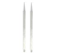 Louttary 2 Unids/Set de de Antena de Corta GP Aleación de Aluminio M10 Rosca Punta de -12 MA-12 de de Antena
