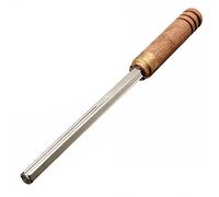 Louttary 3 en 1 - Lima de corona de guitarra, instrumentos musicales, herramientas de reparación y pulido, mango de madera