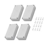 Louttary 4 Piezas 1590B Caja de Pedal de Guitarra Caja de Pedales de Aluminio Fundido A Presión Caja de Interruptor de Palanca 112x61x32 mm