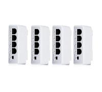Louttary 4 Piezas 4 Puertos 1 A 3 Puertos PoE Extensor Pasivo en Cascada IEEE802.3Af 100 Mbs para TransmisióN IP Repetidor Conmutador NVR IP