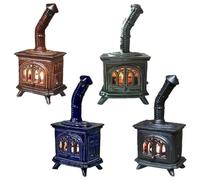 Louttary 4 Piezas Candelero para Chimenea Candelabro Artístico para Luz de Té Candelabros de Resina Creativos para Sala de Estar Comedor en Casa