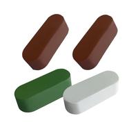 Louttary 4 Piezas Compuesto de Pulido Jeweler'S Rojo Utilizado para Pulir Metales Blandos Como/Plata Kit Compuesto de Pulido 10 Oz