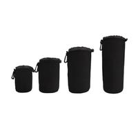 Louttary 4 Piezas S/M/L/XL Bolsa para Lente de CáMara Bolsa para Lente de CáMara Bolsa Lona Accesorios para CáMara