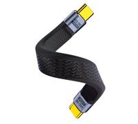 Louttary 40Gbps USB 4.0 PD 240W Cable de Carga Soporte 8K 4K Video Transmisión Móvil Cable de Datos para Teléfono Móvil