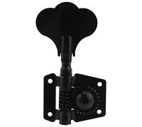 Louttary 5 unidades accesorio guitarra vintage abierta bajo guitarra ajuste pinzas máquina afinadores cabeza negro 1L4R para 5 cuerdas bajo negro