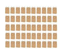 Louttary 50 cajas de regalo de papel kraft con lazos y envoltorios de caramelos, decoración de bodas, cumpleaños y fiestas,