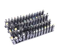 Louttary 56 Unids/Set Enchufe de 56 Piezas AlimentacióN Corriente Continua Cargador de Enchufe de Cabeza de de 5,5X2,1Mm para Enchufar Adaptador de Corriente para Computadora PortáTil