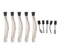 Louttary 5PCS RC Aircraft 6S Balance Head con Tapa ExtensióN Cable de Carga Cable de Plomo 10Cm DIY para BateríA Li Po