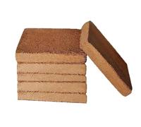Louttary 6 piezas de fibra de coco orgánica para plantas, piedras de coco orgánicas, naturales, orgánicas, coco, duradero, fácil de instalar