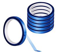 Louttary 6 rollos de cinta aislante para sublimación, resistente al calor, kit de cinta adhesiva para manualidades electrónicas, 10 mm x 108 pies (33 m)