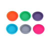 Louttary 6 unidades de tapas para latas de cereales, tapa multicolor para latas de cereales