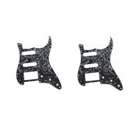 Louttary Accesorios para guitarra eléctrica Golpeador Cubierta frontal Guitarra eléctrica Golpeador Negro Perla