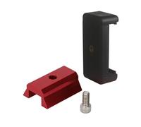 Louttary Adaptador de TeléFono Inteligente con Cola de para Telescopio, Metal para Buscador, Base de Cola de, Soporte de Montaje Fijo para TeléFono