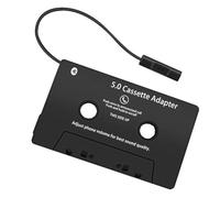 Louttary Adaptador Universal de Casete Bluetooth 5.0 Convertidor de Casete Inalámbrico A Adaptador Auxiliar de Cinta de Casete para Automóvil