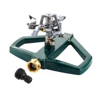 Louttary Aspersor para, Aspersor de césped, cabezal de aspersor ajustable de aleación de zinc, rociador giratorio automático para césped, jardín