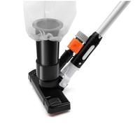 Louttary Aspirador de piscina Jet Cleaner, accesorios de limpieza, juego de piezas, cabezal de succión profesional duradero y bolsa de malla para fuente de estanque SPA US