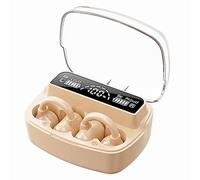 Louttary Auricular InaláMbrico Bluetooth A80 5.3 Tipo de Clip para la Oreja No en el OíDo Auricular InaláMbrico Bluetooth de Larga DuracióN, Color Piel