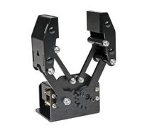 Louttary Brazo de agarre mecánico metálico Digital Servo Aleación, manipulador de robot de brazo de agarre grande