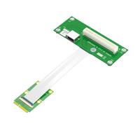 Louttary Cable de ExtensióN Adaptador Mini PCI-E una PCI-E 8 X con Cable FPC de Alta Velocidad para Extensor de Prueba PCIE, A
