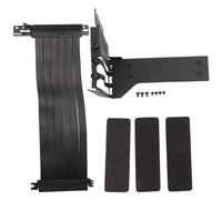 Louttary Cable de extensión V-GPUKT 3.0, soporte vertical de 180 a 90 grados, soporte vertical para tarjeta gráfica, PCI-E 3.0X16, juego de cables para RTX3060 2080 2060