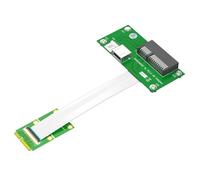 Louttary Cable Elevador de Cable de ExtensióN Mini PCI-E una PCI-E X4 con Cable FPC de Alta Velocidad con Almohadilla MagnéTica, A