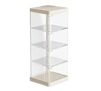 Louttary - Caja de almacenamiento de oficina, caja apilable, cajas de cajones, capa de escritorio con compartimentos múltiples, cajones de plástico perfectos