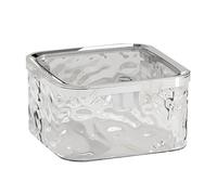 Louttary Caja de almacenamiento transparente para lavandería, recipiente para cápsulas de limpieza, caja de almacenamiento pequeña
