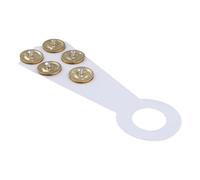 Louttary Campanas de Platillos de Tambor Anillos Campanas de Platillo Accesorios Conjunto de Tambor Campanas de Platillo para Tambor Platillo Instrumento de percusión C
