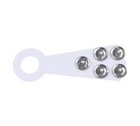 Louttary Campanas de Platillos de Tambor Anillos Campanas de Platillo Accesorios Set de Tambor Campanas de Platillo para Tambor Platillo Instrumento de percusión A